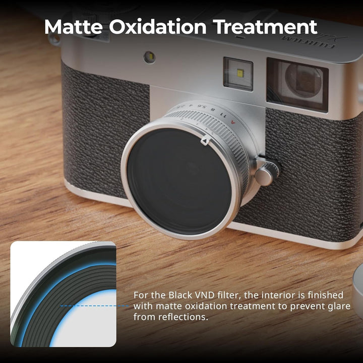 SMALLRIG Magnetischer VND-Filter ND2–ND32 für FUJIFILM X Half, stufenlose Präzisionseinstellung von