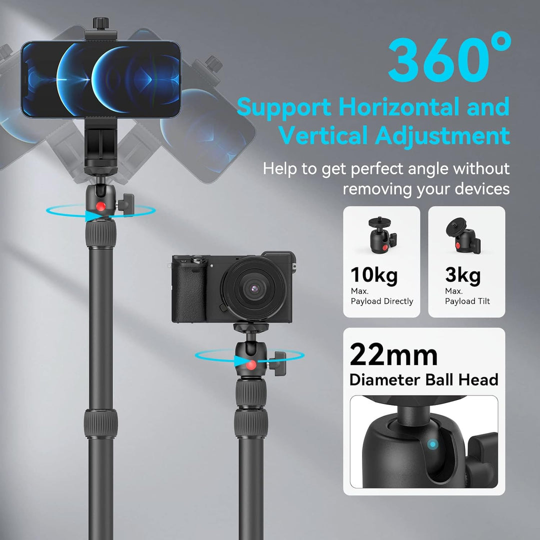 SMALLRIG Kamera-Tischhalterung mit magischem Arm und 1/4-Zoll-Kugelkopf, Verstellbarer 13-35,4-Zoll-