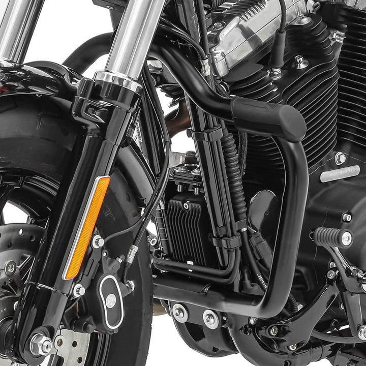 Sturzbügel Kompatibel mit Harley Davidson Sportster 883 Iron (XL 883 N) 09-20 Craftride Mustache sch