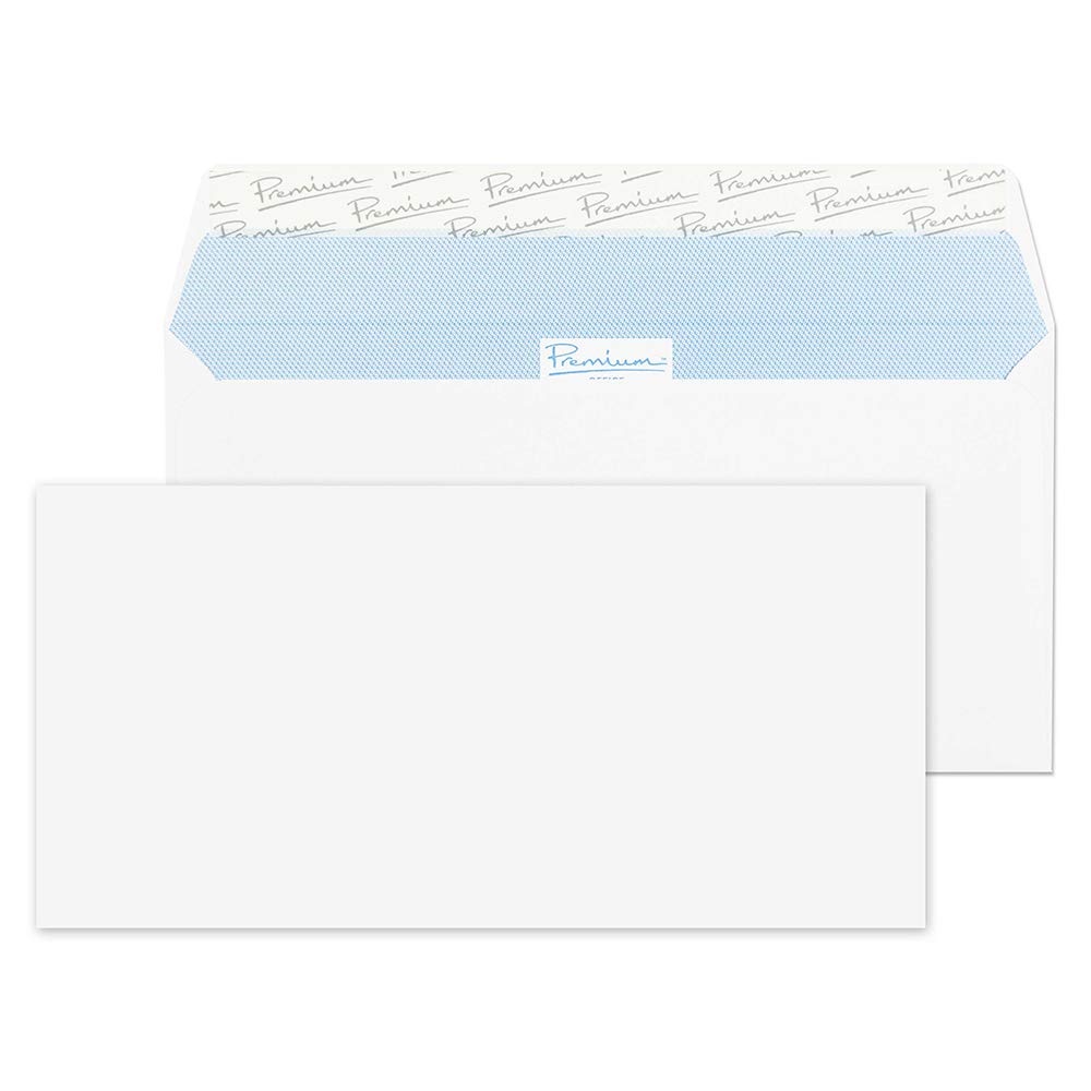 Blake Premium Office 36126DE Deutsches Fenster Versandtasche Haftklebung Ultra Weiss Wove Ohne Fenst
