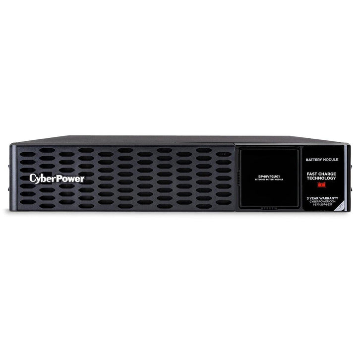 CyberPower BP48VP2U01 Batterieerweiterung für USV, 2U Rackmount/Tower, Metallgehäuse schwarz, 48 Vdc