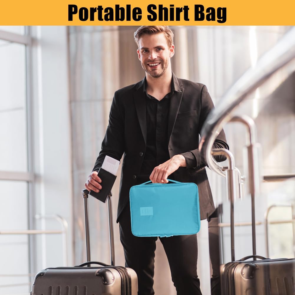 Hemdentasche für Koffer, Hemden Packtasche Portable Hemd Reisetasche Anti Falte Hemdtasche Knitterfr