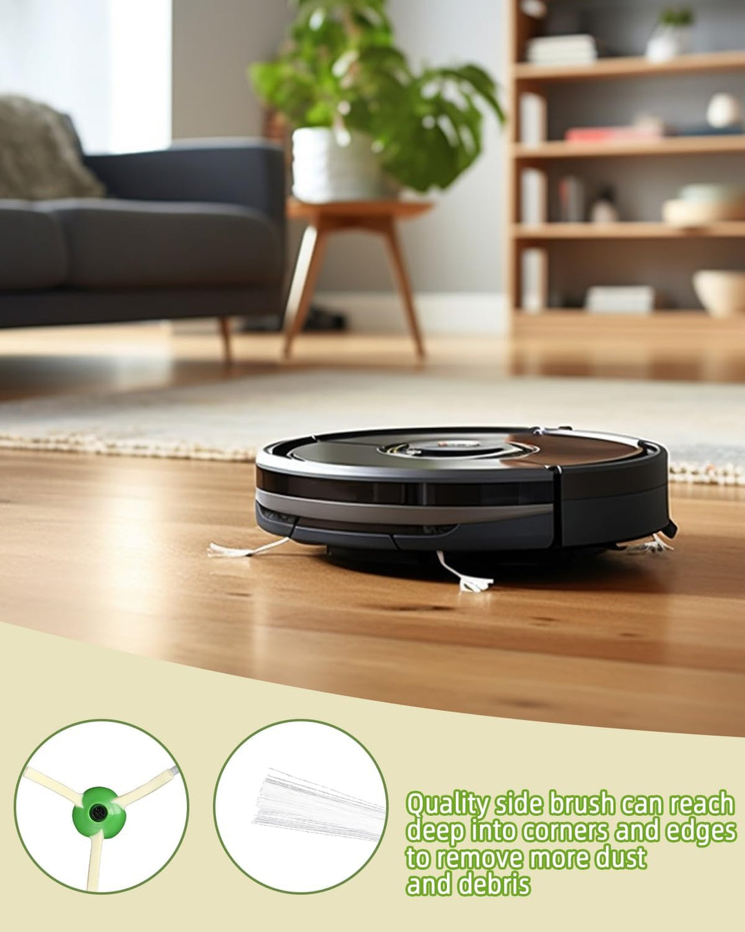 SOBEAU Zubehörset für iRobot Roomba i7 i7+ i3 i3+ i4 i4+ j7 j7+ i8 i8+ E5 E6 Staubsauger, Bürsten Er
