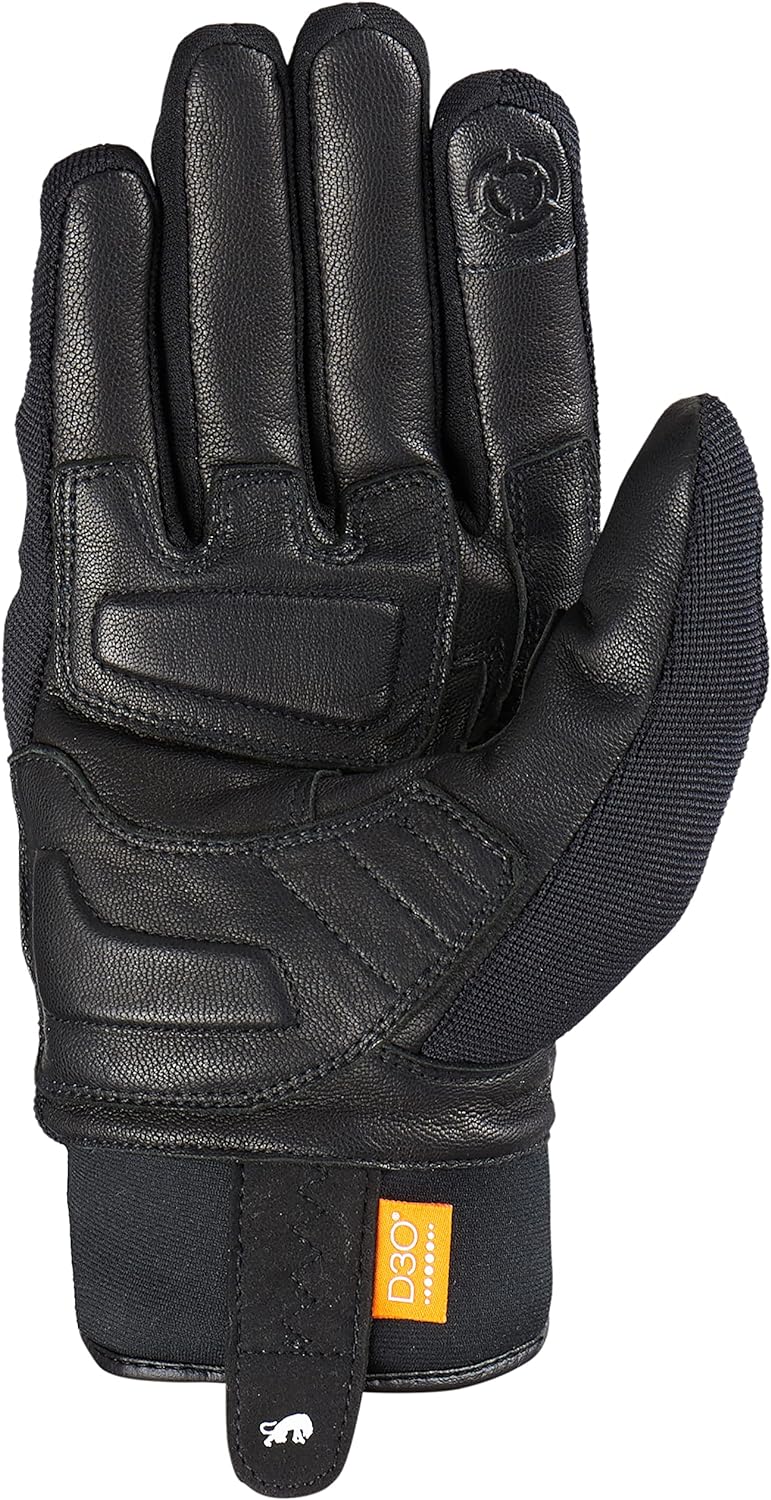 Furygan JET AS D3O - Motorradhandschuhe Herren - Ziegenleder - Touchscreen – Wasserdicht - Atmungsak