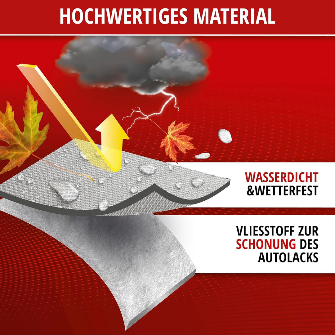 WALSER Abdeckplane Auto All Weather Light, Abdeckplane wasserdicht, 100% wetterfeste Auto Abdeckplan