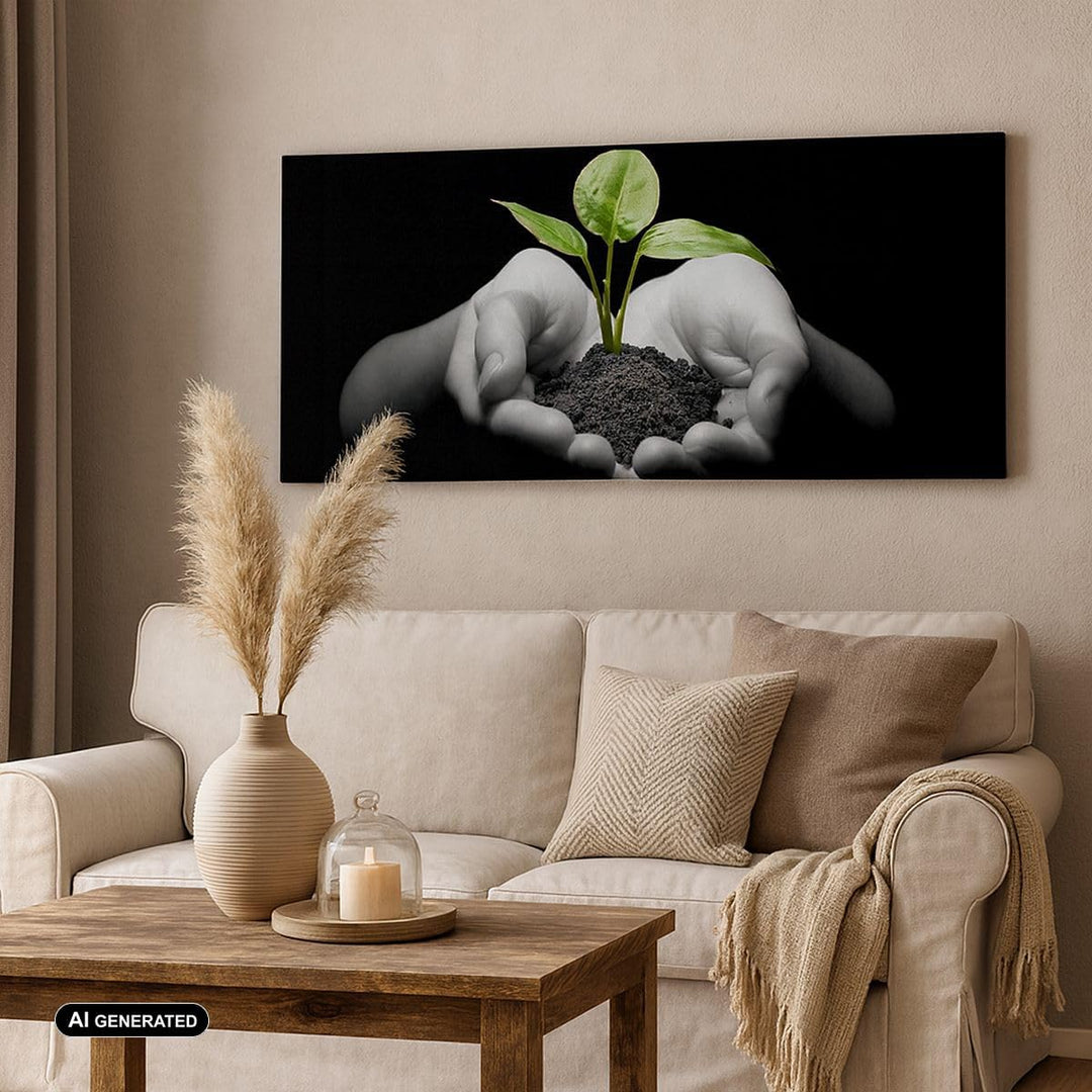 ARTTOR Wandbilder Dekoration Wohnzimmer Natur Pflanze Wissenschaft Schutz Bilder auf Leinwand 120x50