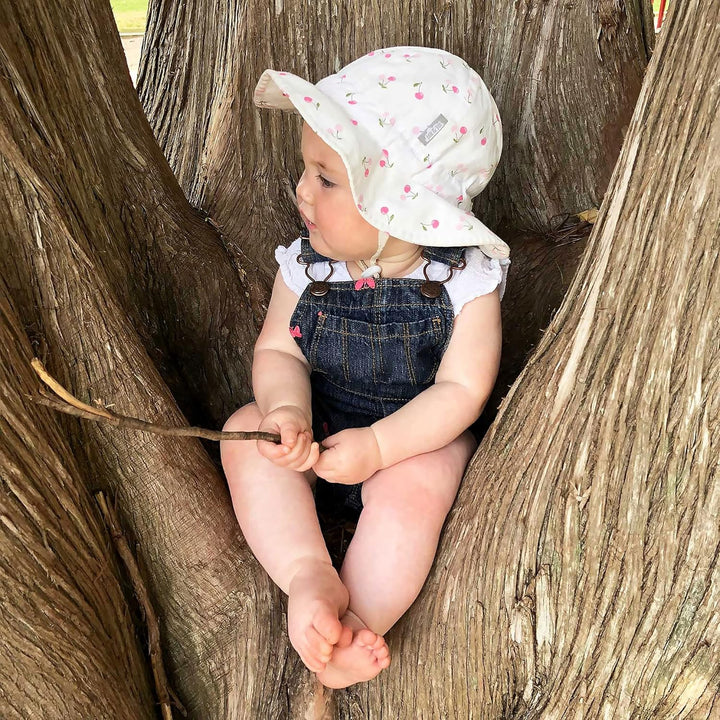Jan &amp; Jul Baby - Mädchen Sun Hat Schlenker 2-5 Jahre Kirsche, 2-5 Jahre Kirsche