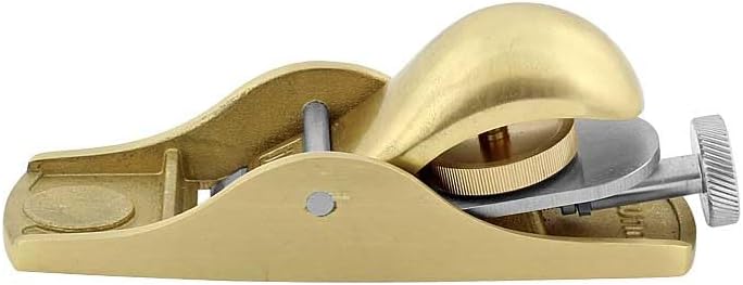 Flachwinkel-Einhandhobel No. 102 Eisen 32 mm Korpus aus Bronze JUUMA