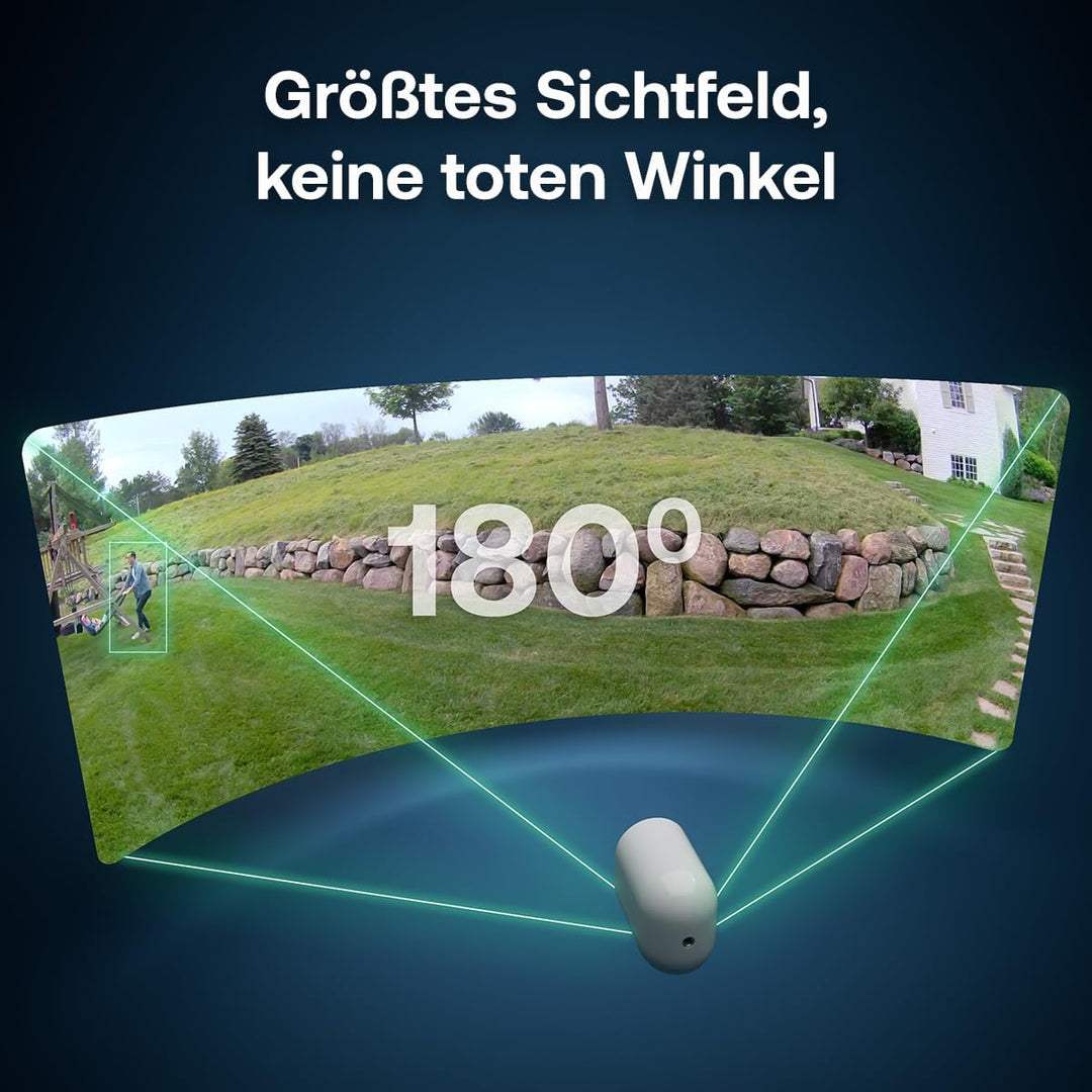 Arlo Ultra 3 Überwachungskamera Aussen WLAN, Kabellos, 4K UHD, KI-Erkennung, Auto-Tracking, Farb-Nac