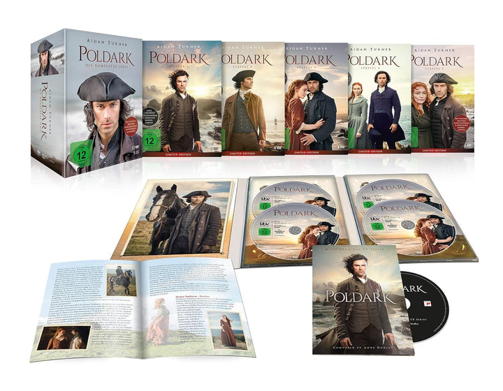 Poldark - Die komplette Serie [17 DVDs + 1 CD]