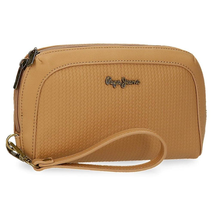 Pepe Jeans Lena Braune Handtasche 20x11x4 cm Kunstleder Braun Handtasche, Braun Handtasche