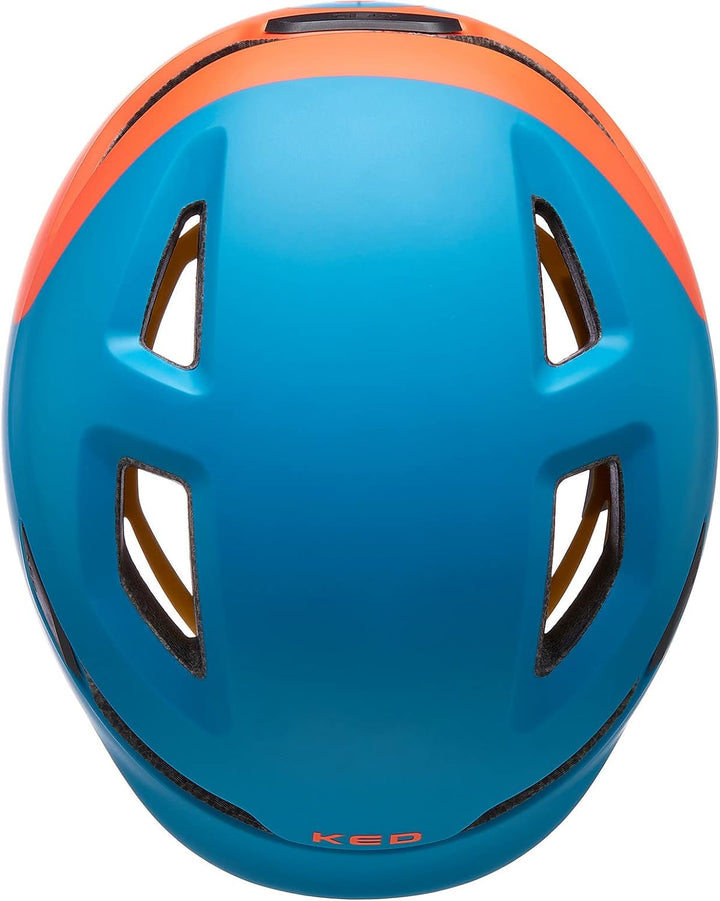 KED Unisex Jugend Pop Fahrradhelm M | 52-56cm Blau, M | 52-56cm Blau