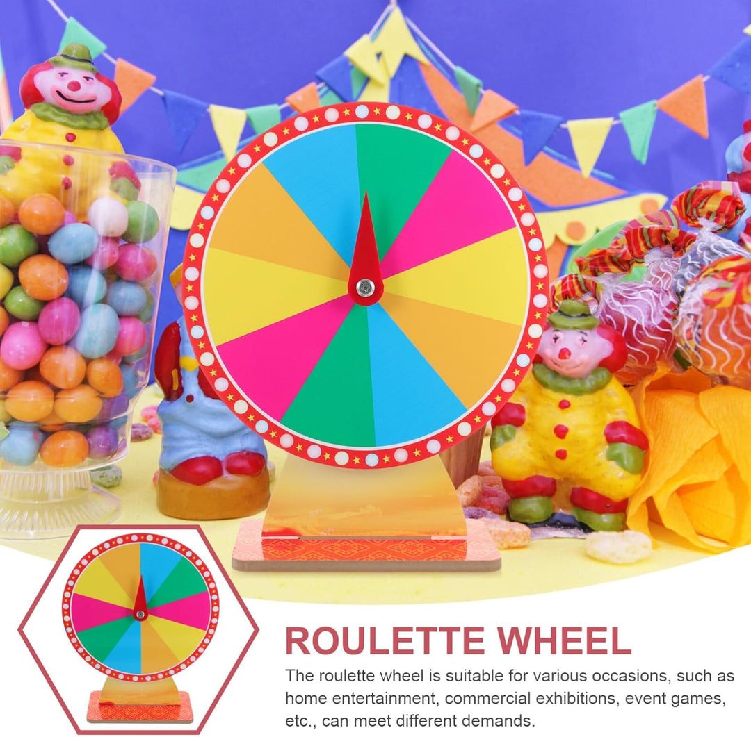 Cabilock Tisch-Party-Roulette-Rad Party-Spielrad (30 cm Löschbar)