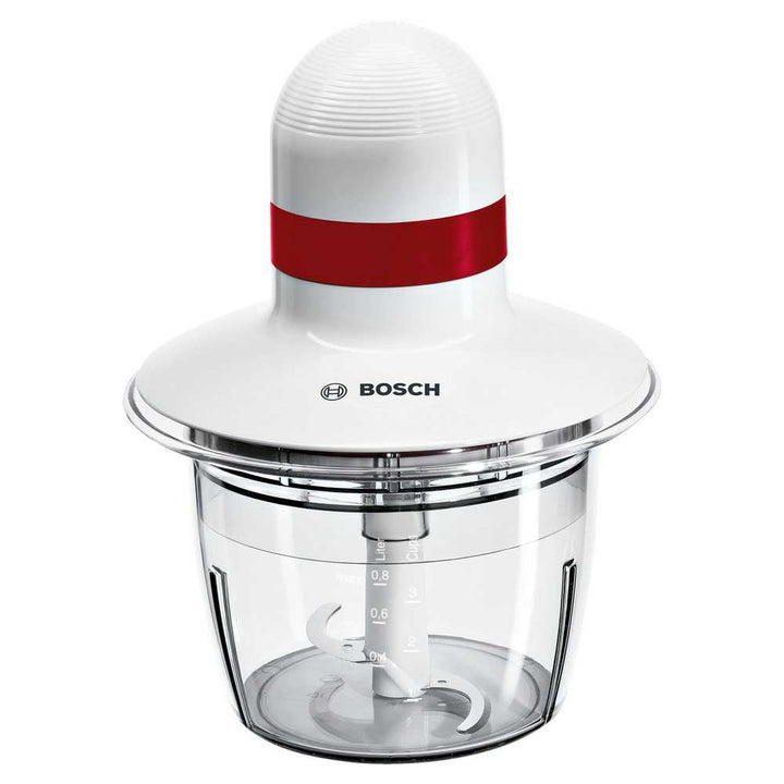 Bosch MMRP1000 electric food chopper 0.8 L 400 W Red Transparent White Weiss 400 W Klingen aus rostf