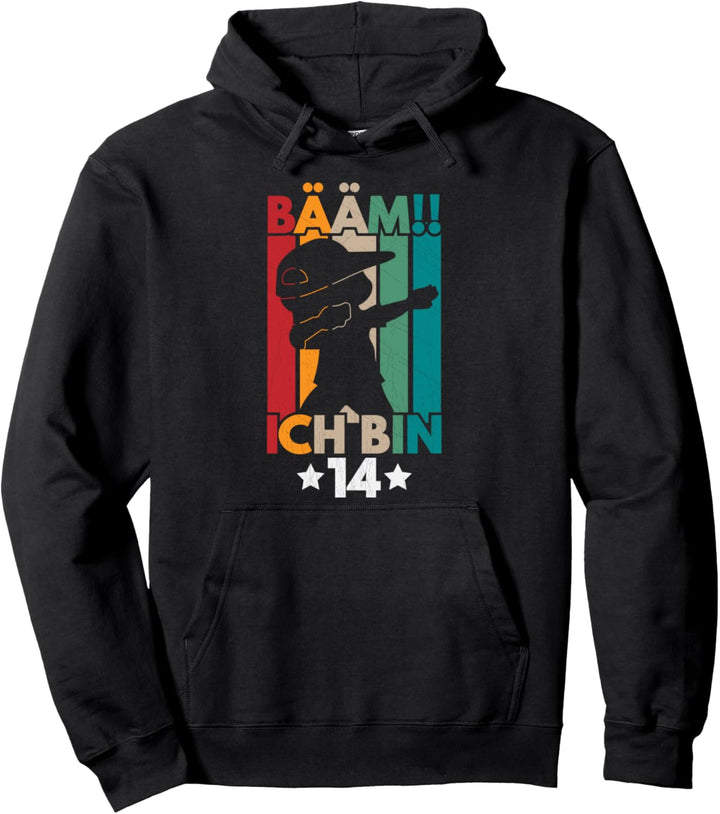 14 Geburtstag Junge Mädchen, Bääm, Dabbing Motiv, Lustiges Pullover Hoodie