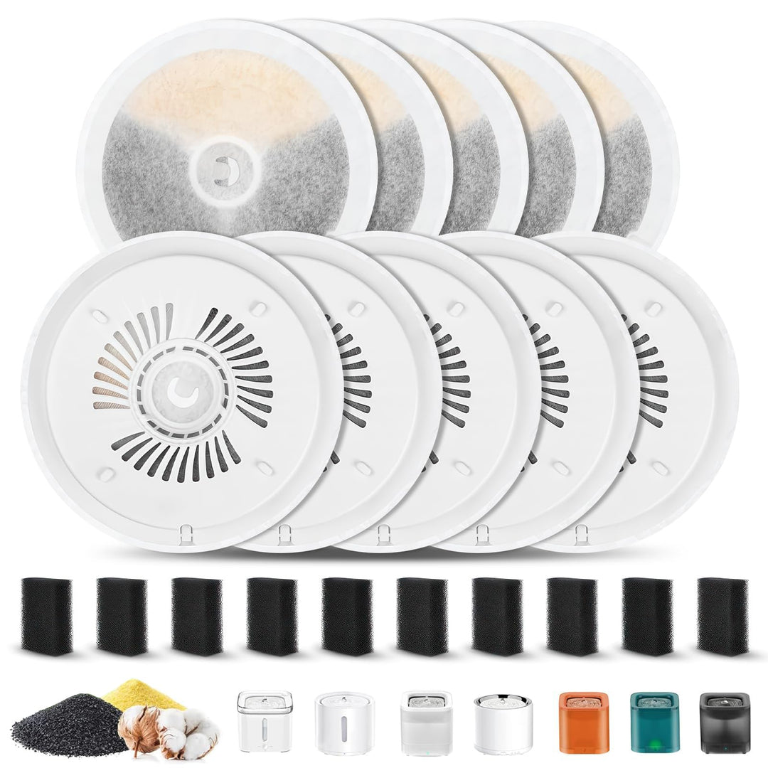 Katzenbrunnen Filter, 10 Stück für Petkit Eversweet Solo SE Solo 2 3 Pro 3 2s Katzen Trinkbrunnen mi