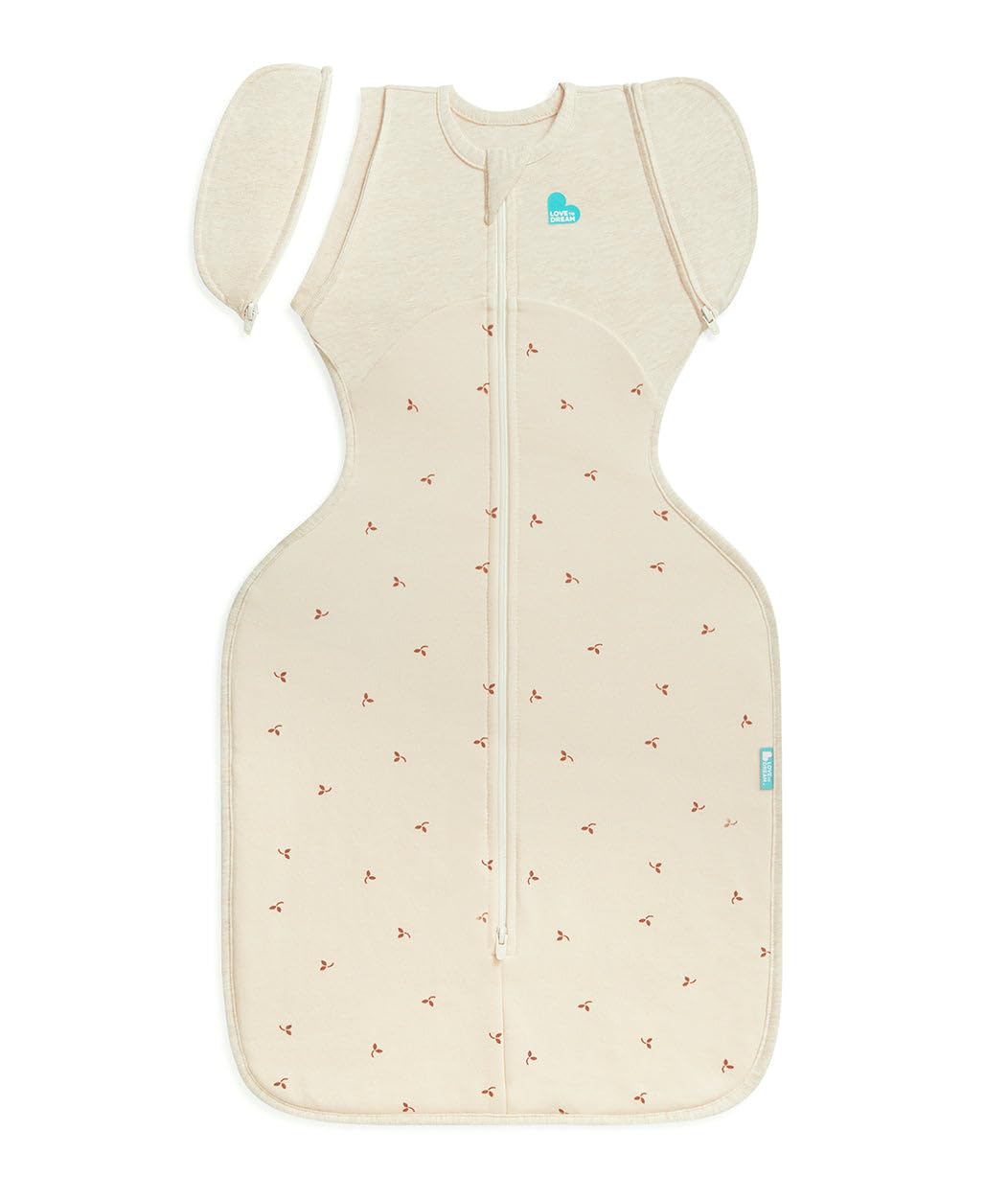Love To Dream Swaddle UP Übergangspucksack, Baby-Schlafsack, Ganzjahres-Baumwollfleece, hilft Baby s