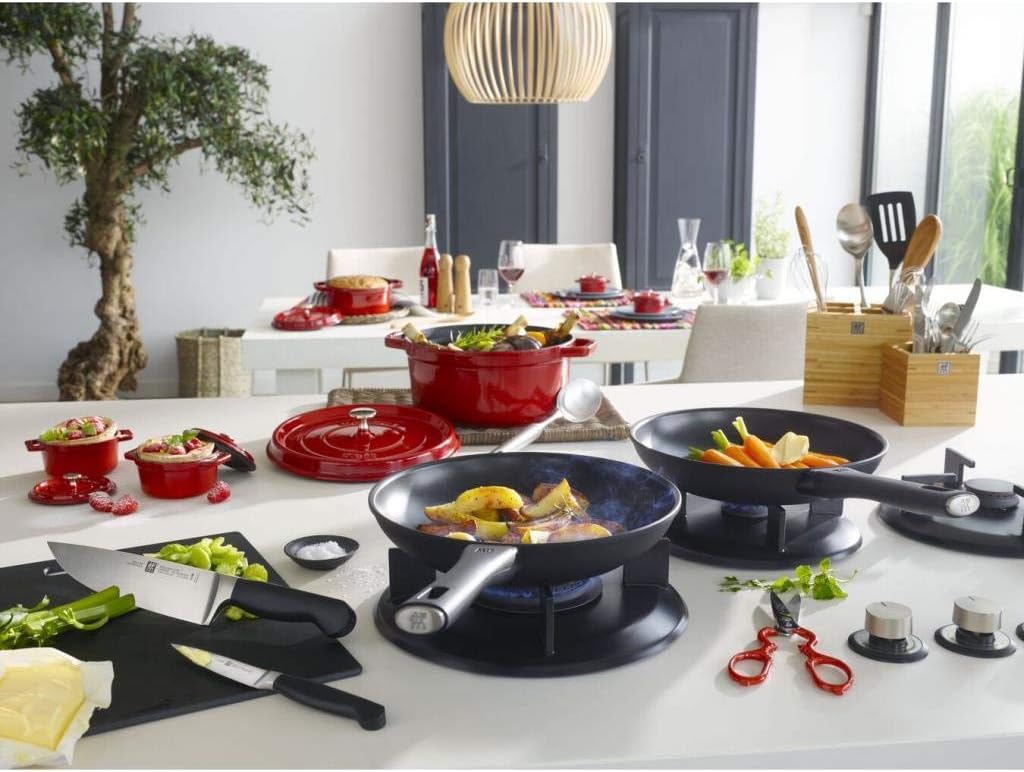 Zwilling 66299-206-0 Madura Plus Bratpfanne 20 cm, Duraslide Granite flach 20 cm, flach 20 cm