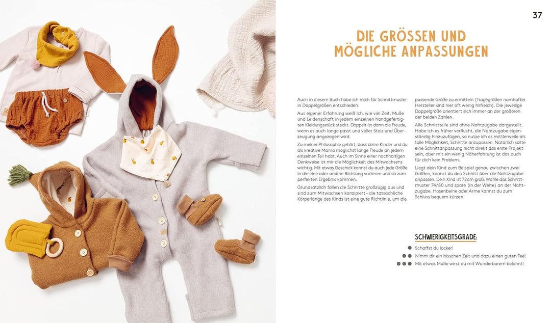 Hej. Babymode – Erstausstattung im Skandi-Look nähen: Body, Mützchen, Romper, Schlafanzug, Babynest