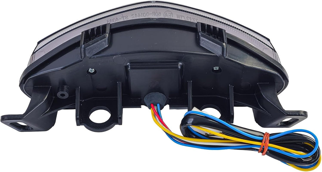 Motorrad LED Rücklicht Klarglas Schwarz für Kawasaki 650 ER6 2009-2011