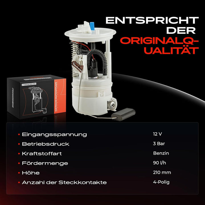 Kraftstoffpumpe Benzinpumpe für 147 937 1.6L 2.0L 3.2L Benzin 2002-2010 51700804