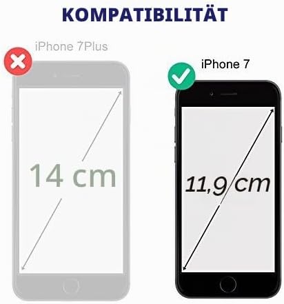 Beeasy für iPhone 8/7 Hülle, iPhone SE 2020/2022 Hülle Wasserdicht Outdoor Stossfest Handyhülle Mili