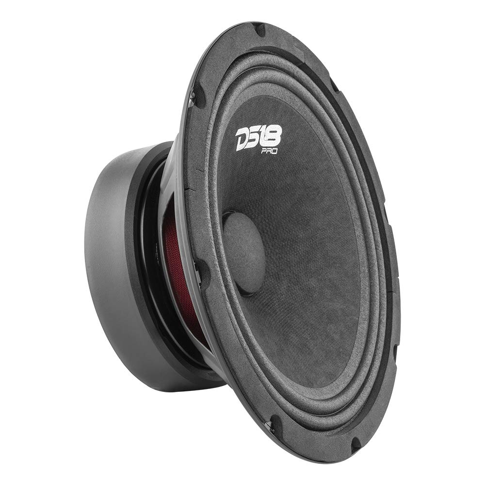 DS18 Car Midrange Speaker 8" Inch 580w Watt 4Ohm Bass Loudspeaker PRO-GM8.4 Classic 8-Inch 4-Ohms, C