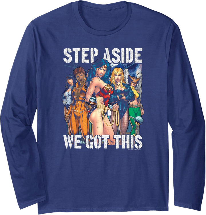 Justice League Heroines Langarmshirt