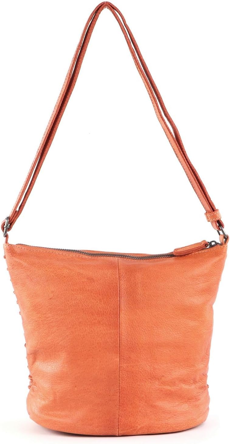 FREDsBRUDER Umhängetasche Riffelinchen mit Reissverschluss Einheitsgrösse Melon, Einheitsgrösse Melo