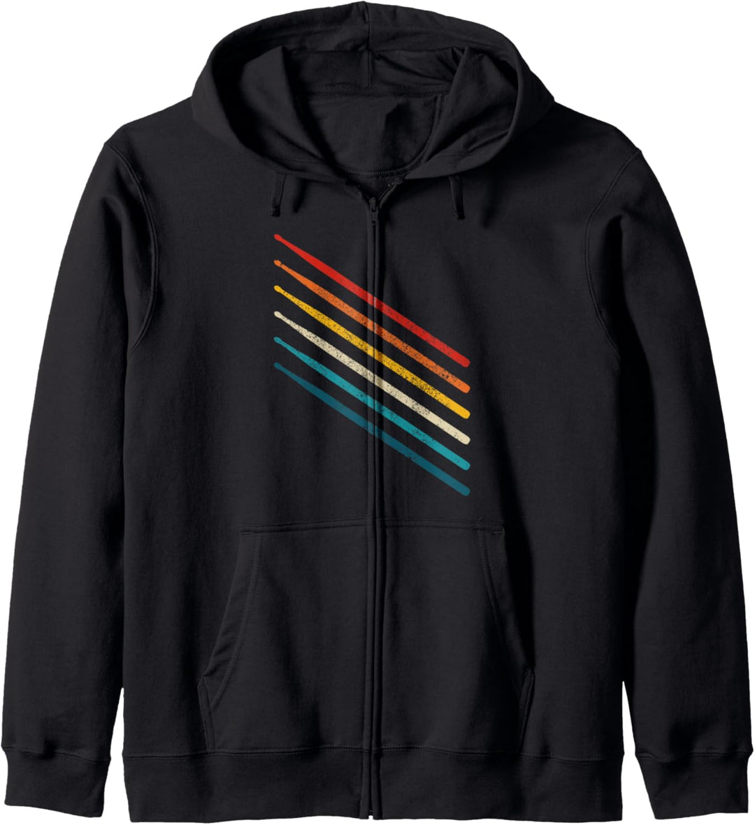 Drummer Schlagzeug Vintage Retro Schlagzeuger Geschenk Kapuzenjacke