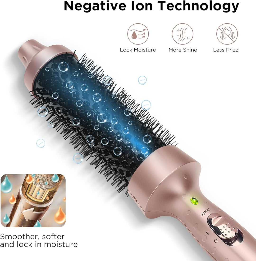 PARWIN PRO BEAUTY Thermal Brush Lockenbürste 40mm mit Heizung Keramik Turmalin Glätteisen Lockenstab