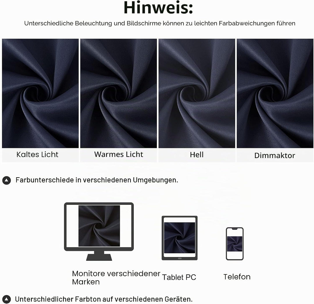 PiccoCasa 2er Set Gardine für Küche Polyester Scheibengardine Kurzgardine Blickdicht Kleine Gardine
