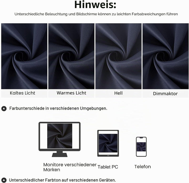PiccoCasa 2er Set Gardine für Küche Polyester Scheibengardine Kurzgardine Blickdicht Kleine Gardine