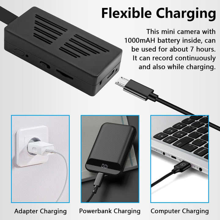 Mini Überwachungskamera Mini Kamera 64G HD 1080P Tragbare Sicherheitskamera Mit Bewegungserkennung B
