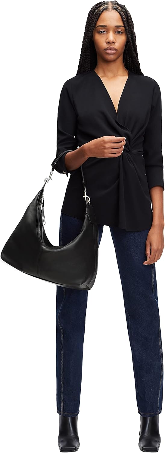 Liebeskind Damen Hobo L Black-9999, Black-9999