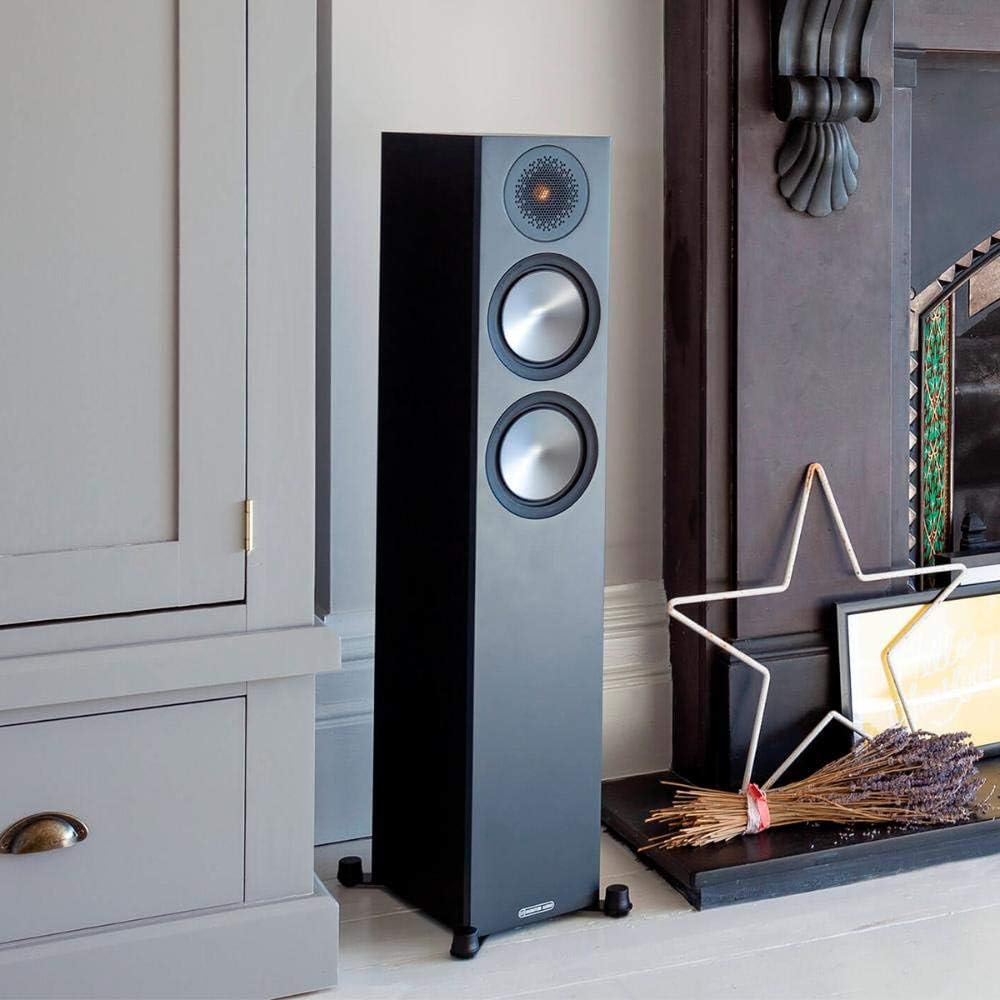 Monitor Audio Bronze 200 6G | Farbe: Schwarz | Standlautsprecher | Paar | Stereo & Heimkino | 2,5-We