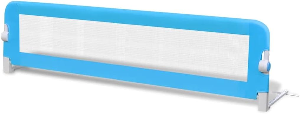 vidaXL 2x Bettschutzgitter Blau 150 cm Bettgitter Kinderbettgitter Kinderbett 150 x 36,5 x 42 cm/2x