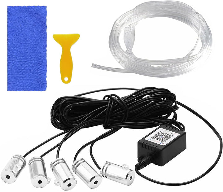 ConBlom LED Innenbeleuchtung Auto Strip, 16 Millionen Farben 5 in 1 LED Auto LED Strip, Wasserdicht