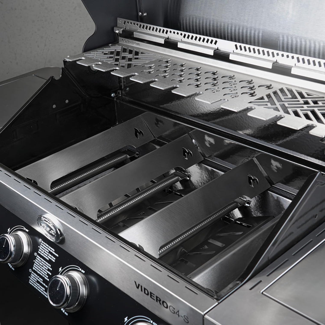 Grillrost.com Das Original Edelstahl Aromaschiene für Rösle - Brennerabdeckung für Videro G2 G3 G4 G