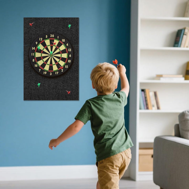 Dartboard Wandschutz, Filz-Dartboard-Wandschutz Selbstklebend Dartscheiben Umrandung, Dart Wandschut