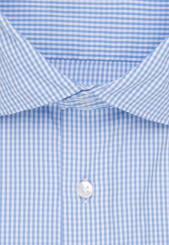 Seidensticker Herren Business Hemd - Regular Fit - Kent Kragen - Langarm - Stretch 38 Hellblau, 38 H