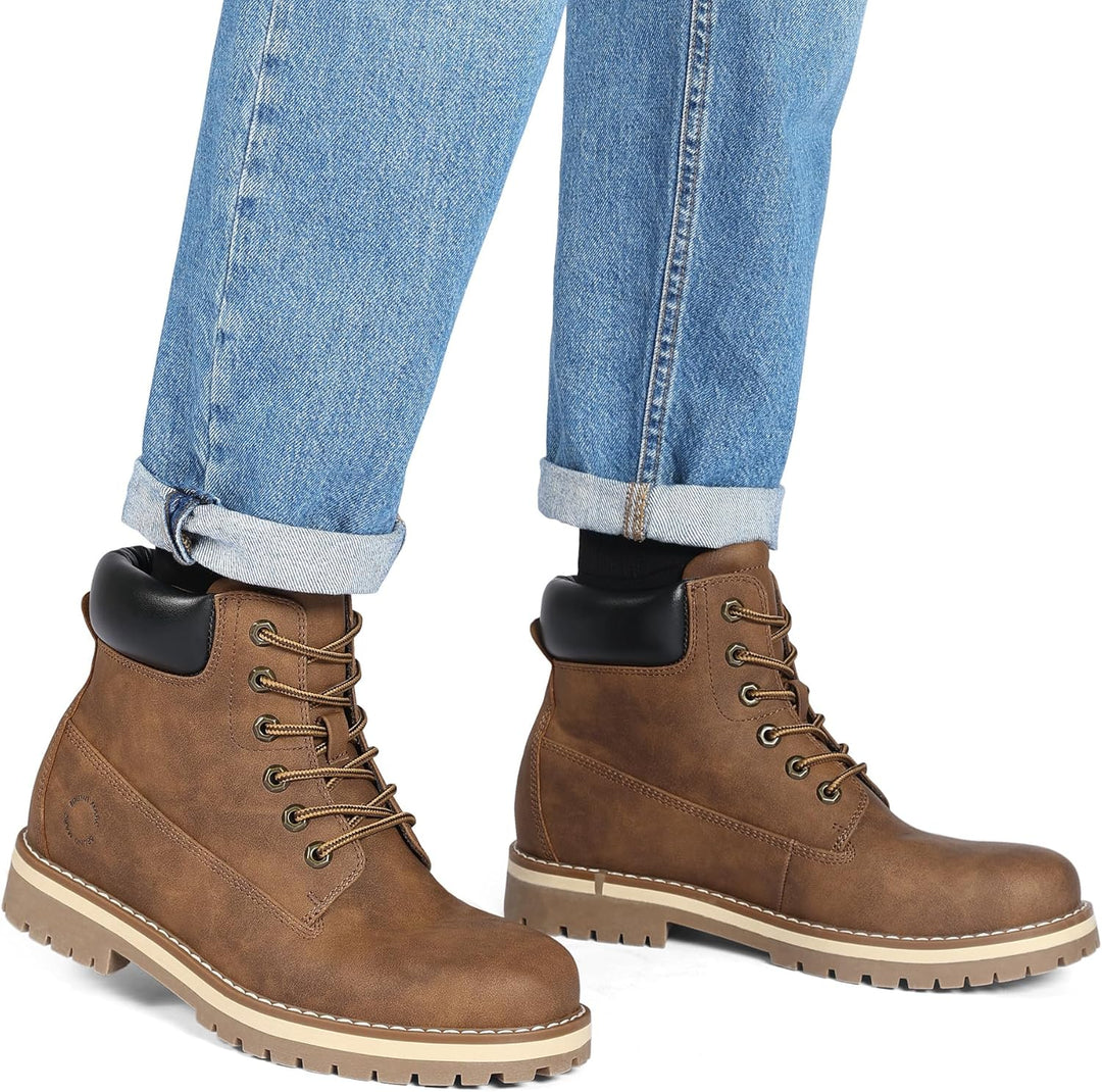Bruno Marc Winterschuhe Herren Winterstiefel Jungs Warm Gefüttert Schneestiefeletten Kurzschaft Arbe