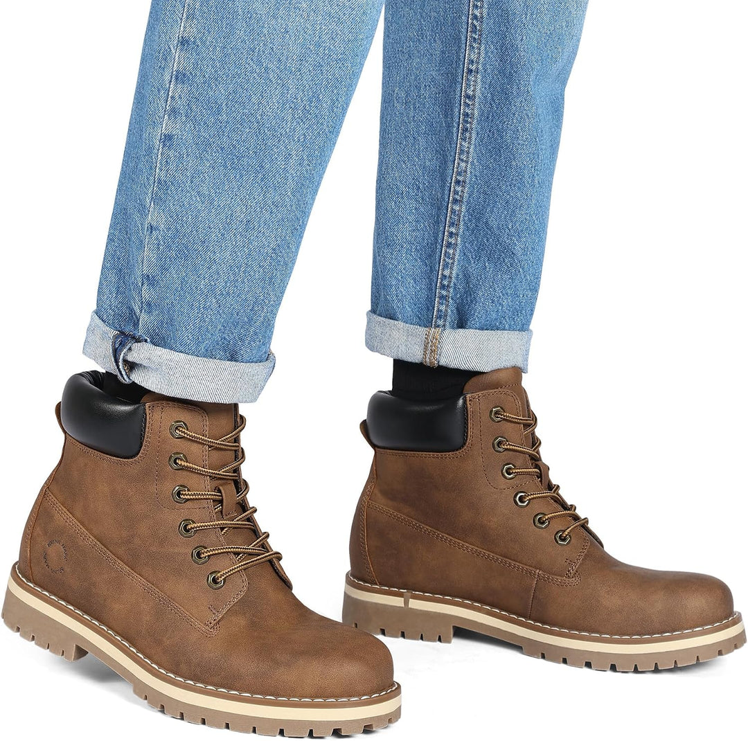 Bruno Marc Winterschuhe Herren Winterstiefel Jungs Warm Gefüttert Schneestiefeletten Kurzschaft Arbe