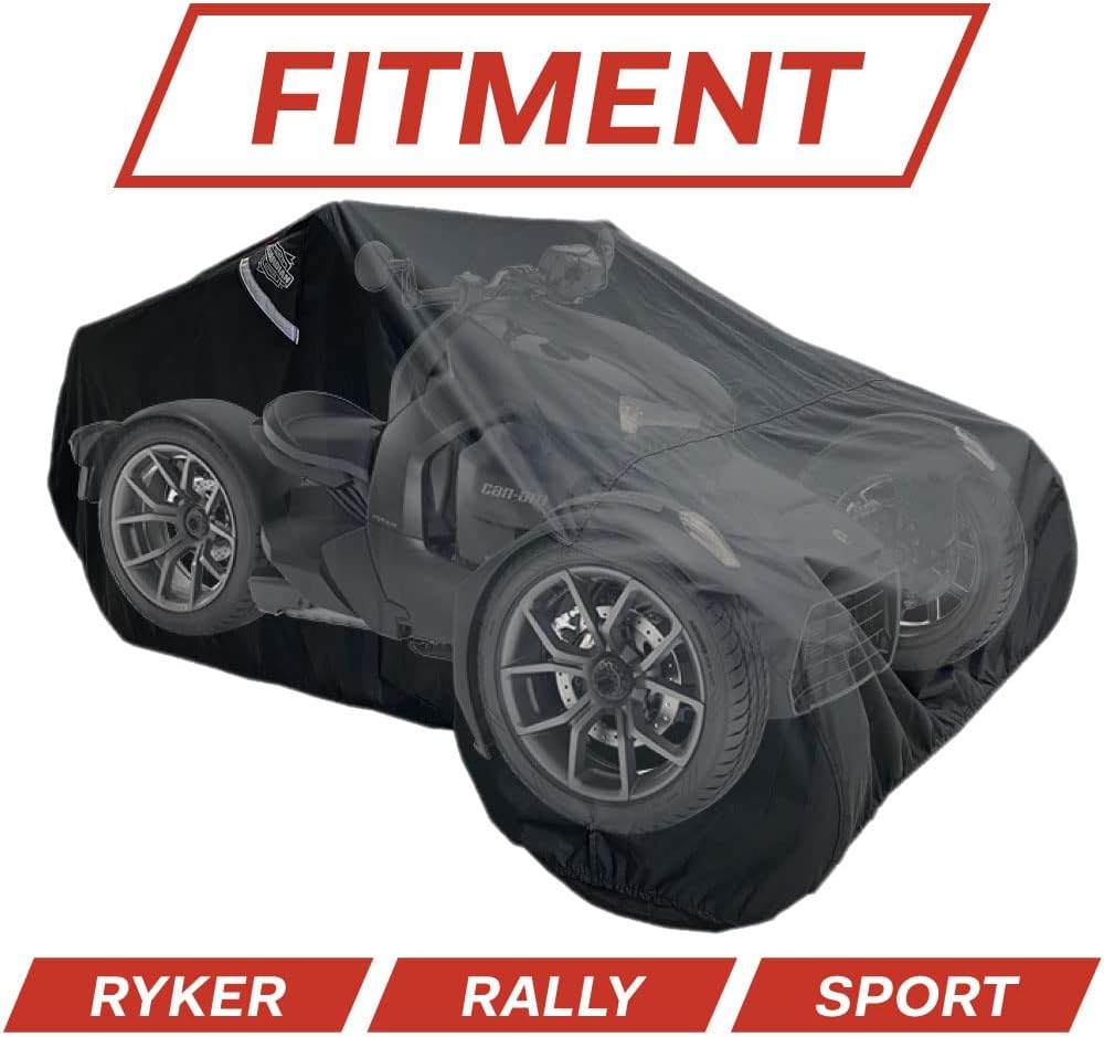 Dowco Guardian WeatherAll Plus Motorradabdeckung für Innen- und Aussenbereich, passend für alle Can-