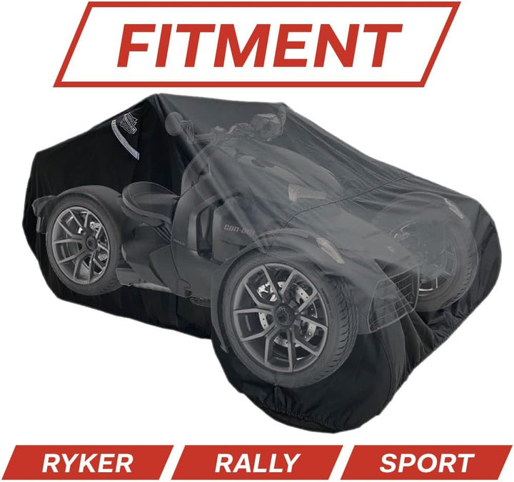 Dowco Guardian WeatherAll Plus Motorradabdeckung für Innen- und Aussenbereich, passend für alle Can-