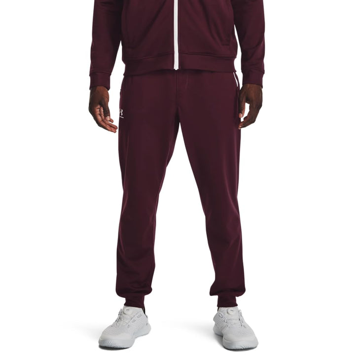 Under Armour Herren Sweatpants Sportstyle Tricot Jogger S Dark Maroon / White, M