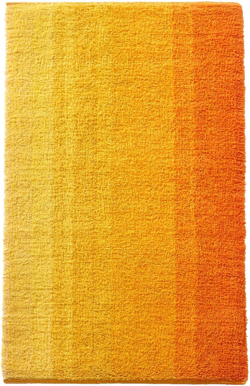 Dyckhoff Badteppich Colori, Gelb, 70 x 120 cm, 100% Bio Baumwolle, GOTS 70 x 120 cm Gelb, 70 x 120 c