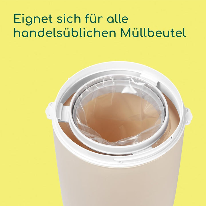 Bebeconfort geruchsdichter Windeleimer Grösse M, Windeleimer, Deckel geruchsdicht, für alle Müllbeut