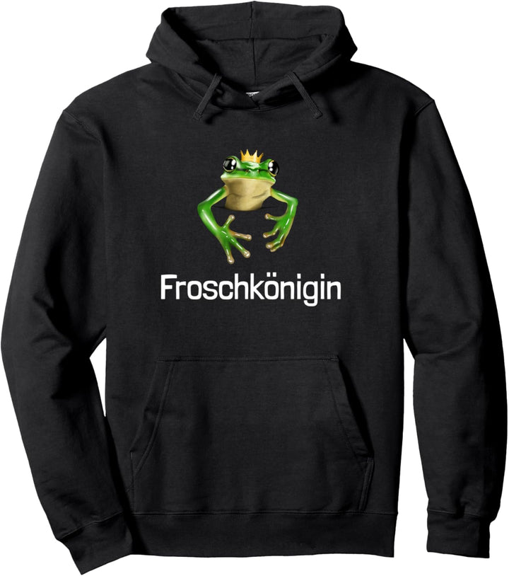 Kleiner süsser Frosch - Froschkönigin (D010-1287A) Pullover Hoodie