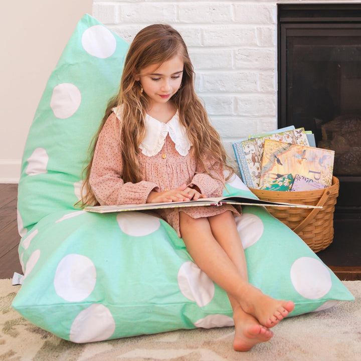 HEYOMART Butterfly Craze Stuffed Animal Storage Bean Bag Chair – Stuff ‘n Sit Toy Bag Floor Lounger